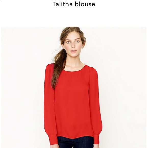 Talithia blouse from J. Crew in fuchsia - Picture 2 of 4
